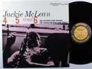 JACKIE MCLEAN 4 5 And 6 PRESTIGE OJC-056 LP VG++/NM