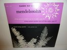 RARE PASCAL STRING QUARTET - Mendelssohn String Quintet . LP . Classic CLP 6239