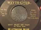 Modern Soul Sweet Soul 45 PLATINUM PLUS why must we part WAY TO GOLD hear