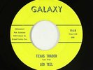 Jazz Popcorn 45 - Leo Teel - Texas Trader - Galaxy - VG+ mp3 - obscure