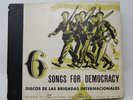 Vintage 6 Six Songs for Democracy Songs Spanish Civil War Busch LP Set Left Wing