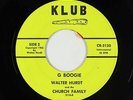 Rockabilly 45 - Walter Hurdt & The Church Family - G Boogie - Klub VG+ obscure