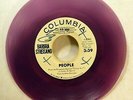 BARBARA STREISAND 45 People COLUMBIA promo PURPLE Wax VG+ Pop   Cg 46