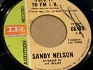 R&B Soul Mod 45 SANDY NELSON Sock It To 'Em J.B. IMPERIAL promo VG+
