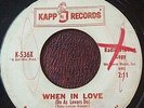 DOO WOP 45 GREGORY HOWARD KAPP WHEN IN LOVE (DO AS LOVERS DO)/SWEET PEA KAPP 536