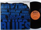 EDDIE LOCKJAW DAVIS/JOHNNY GRIFFIN Blues Up & Down JAZZLAND LP VG+ mono