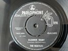 THE BEATLES 1966 INDIA / INDIAN 1ST PRESS ELEANOR RIGBY / YELLOW SUBMARINE VG+