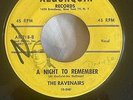 DOO WOP 45 RAVENAIRS ALGONQUIN 718 A NIGHT TO REMEMBER / TOGETHER FOREVER