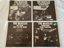 THE BEATLES x 4 SINGLES PICTURE SLEEVES 1982 AUSTRALIAN PRESS 7