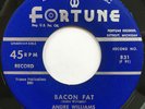 ANDRE WILLIAMS Bacon Fat/Just Because of A Kiss R&B DOO WOP 45 Fortune hear
