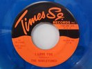 The NOBLETONES I Love You/ I'm Really Too Young 45 TIMES SQ. 17A/ 17B Blue Vinyl