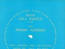 ALPHA CM 20 - RECITAL LOLA BOBESCO - RAVEL STRAWINSKY FAURE ETC. GUTTMAN - NM+/M