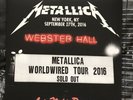 Metallica Live At Webster Hall 2 LP Vinyl