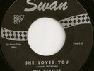 THE BEATLES   She Loves You   Original 1963 USA Swan label 7