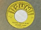 Johnny Cash-Folsom Prison Blues b/w So Doggone Lonesome-Sun#232-Rockabilly45rpm