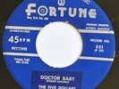 R&B Doo Wop 45 THE FIVE DOLLARS Doctor Baby / Harmony Of Love 1955 Fortune mp3