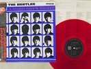 BEATLES A HARD DAY'S NIGHT ODEON EAS-70132 Japan OBI RED CLEAR VINYL VINYL LP