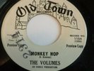 048...THE VOLUMES PROMO 45...MONKEY HOP / WHY ...OLD TOWN...VG++ VINYL