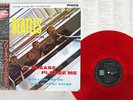 BEATLES PLEASE PLEASE ME EMI/ODEON EAS-70130 Japan OBI RED CLEAR VINYL VINYL LP