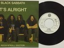 BLACK SABBATH   IT'S ALRIGHT / ROCK N ROLL DOCTOR