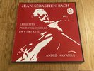 ANDRE NAVARRA PLAYS BACH SOLO CELLO SUITES 3 LP BOX ON CALLIOPE