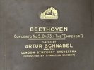 BEETHOVEN CONCERTO n.5 73 emperor ARTUR SCHNABEL sargent london orchestra