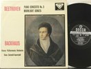 SXL 2190 WB ED1 Backhaus, Beethoven piano concerto #3, 