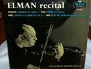 ELMAN RECITAL Mischa Elman DECCA U.K. LXT 5303 & Joseph Seiger Passacaglia