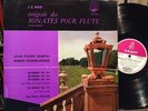 BACH FLUTE SONATAS Vol. 2 RAMPAL VEYRON-LACROIX  ED1 STEREO ERATO STE 50122 NM