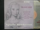 RARE FRENCH LP 33 TOURS AGNELLE BUNDERVOET FRANZ LISZT DECCA FAT 173689