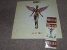 NIRVANA = IN UTERO  ORIGINAL EU 1993 VINYL LP PRESSING + VRARE  UNUSED TICKET