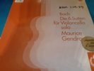 MAURICE GENDRON/BACH Die 6 Suiten Fur Violincello Solo 3-LP PHILIPS BOX Promo
