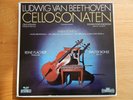 3 LP-BOX BEETHOVEN / CELLOSONATEN / RENE FLACHOT / WALTER BOHLE / INTERCORD