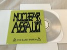 NUCLEAR ASSAULT -THE EARLY DEMOS- Clear Vinyl Record LP- HAVY METAL, BUTT F-CK