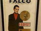Falco Gold Award Schallplatte EGOIST EMI Germany