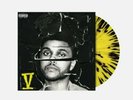 THE WEEKND BEAUTY BEHIND MADNESS 5 Anniversary LE YELLOW BLACK SPLATTER VINYL