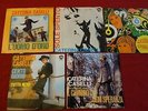 5 RARI 45 GIRI  CATERINA CASELLI CASCO D'ORO TUTTO NERO (ROLLING STONES) LEGGERE