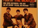 Four By The Beatles EP 45 PS 1964 Capitol vg Scranton pressing