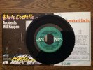 Elvis Costello 'Accidents Will Happen' GERMAN copy & RARE INSERT near MINT