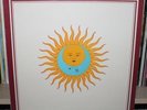 KING CRIMSON LARKS' TONGUES IN ASPIC PINK RIM ISLAND OG UK LP CLEAN