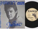 SHAKIN' STEVENS *  Justine * 1983 UK BLUE EP * Neo ROCKABILLY TEDDY BOYS *