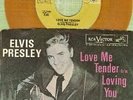 Presley, Elvis - Love Me Tender RCA PP 13898 Vinyl 45 rpm Record PS