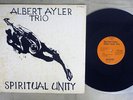 ALBERT AYLER TRIO SPIRITUAL UNITY NIPPON PHONOGRAM BT 5002 Japan VINYL LP
