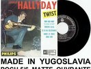 JOHNNY HALLYDAY WAP DOU WAP 45 TOURS VINYLE YOUGOSLAVIE VARIANTE 5 YUGOSLAVIA
