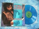 JOE SATRIANI - NOT OF THIS EARTH LP on BLUE VINYL   very nice   hard rock guitar