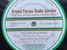 16-inch Transcription 33rpm Armed Forces Radio Services  Tommy Dorsey
