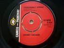 CHUBBY CHECKER EVERYTHING'S WRONG UK CAMEO-PARKWAY 45 NORTHERN SOUL MOD DANCER