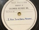 c1949 unreleased TEST PRESSING 
