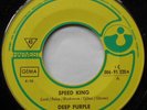 GERMANY  Ex DEEP PURPLE Speed King / Into the Fire ORIG 1970 HARVEST HARD 45