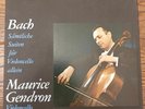 Maurice Gendron-Bach,Complete Suites For Cello. 1ST E.D. PHILIPS 835 272/74. NM